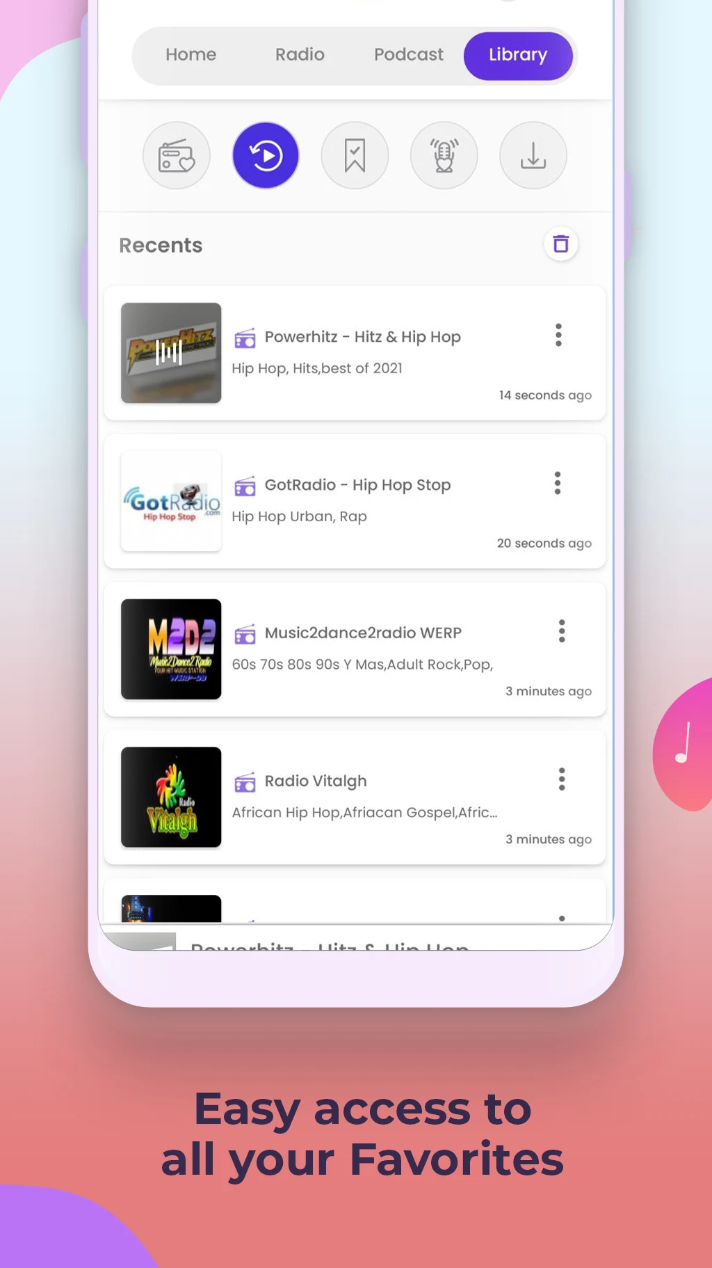 Radio FM screenshot