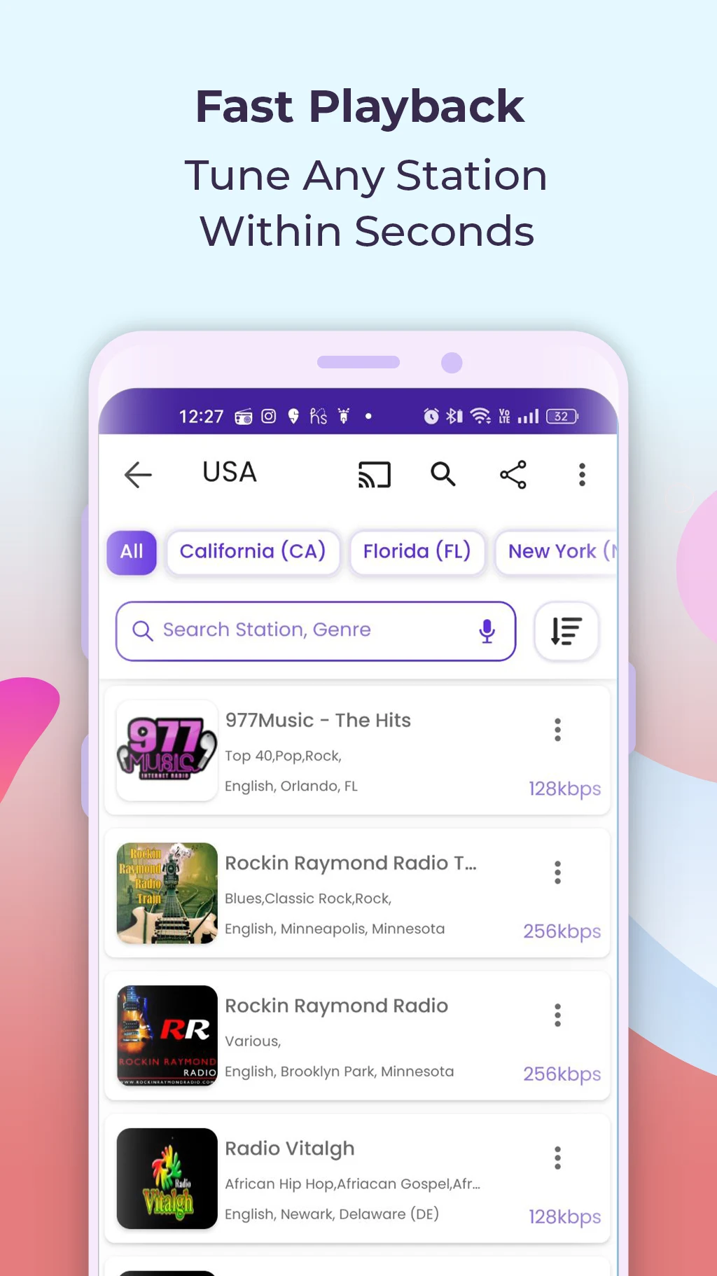 Radio FM screenshot